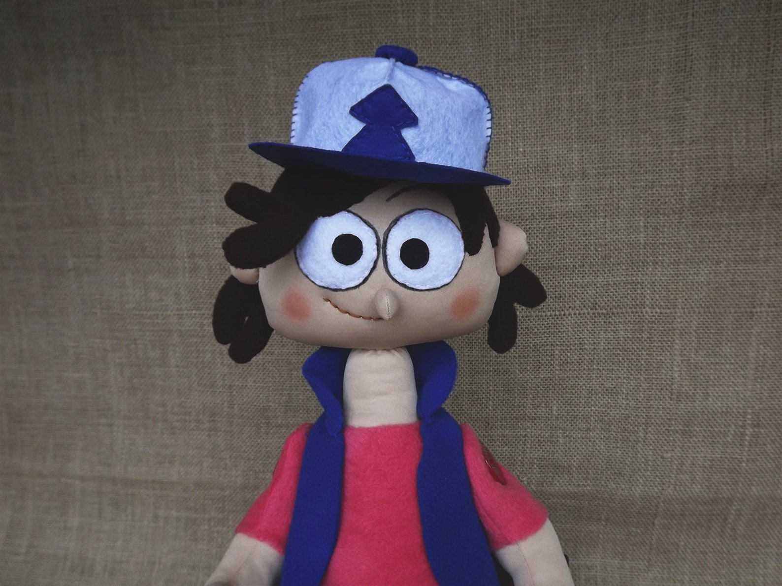 Gravity Falls Dipper Pines Plush Toy From Gravity Falls Etsy
