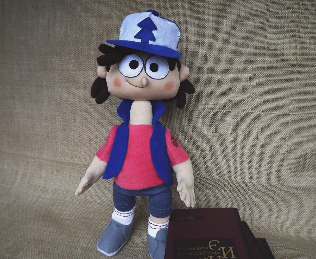 Gravity Falls Dipper Pines juguete de felpa de Gravity Falls Etsy