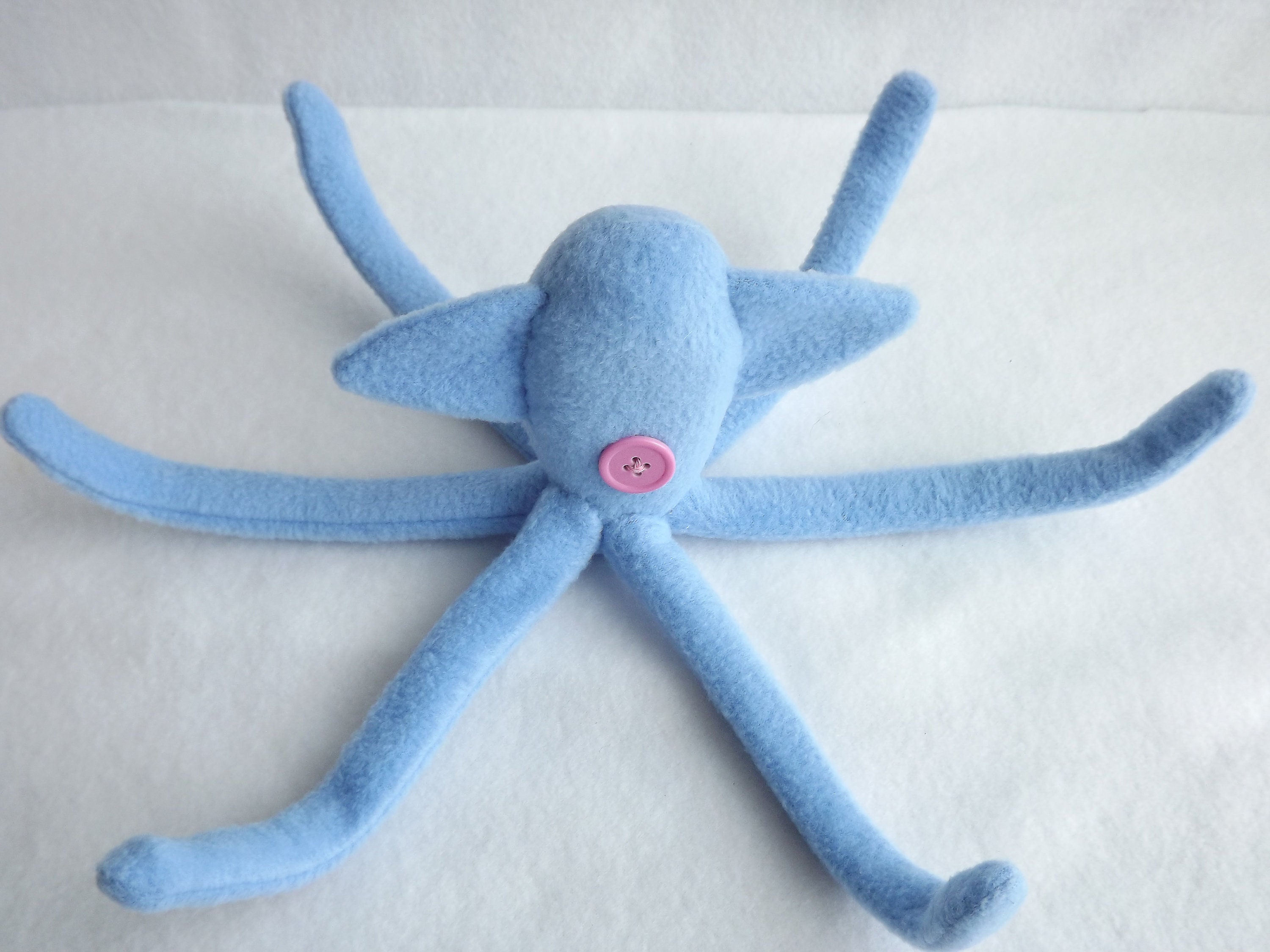 Blue squid plush coraline squid | Etsy