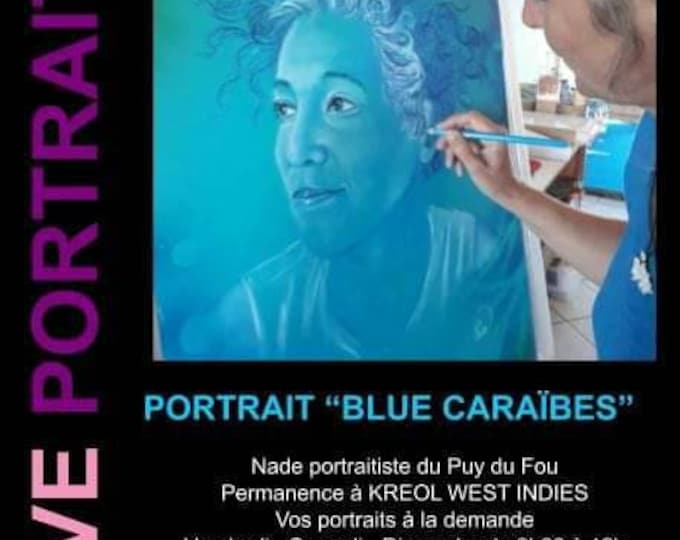 "Blue Caribbean" portrait