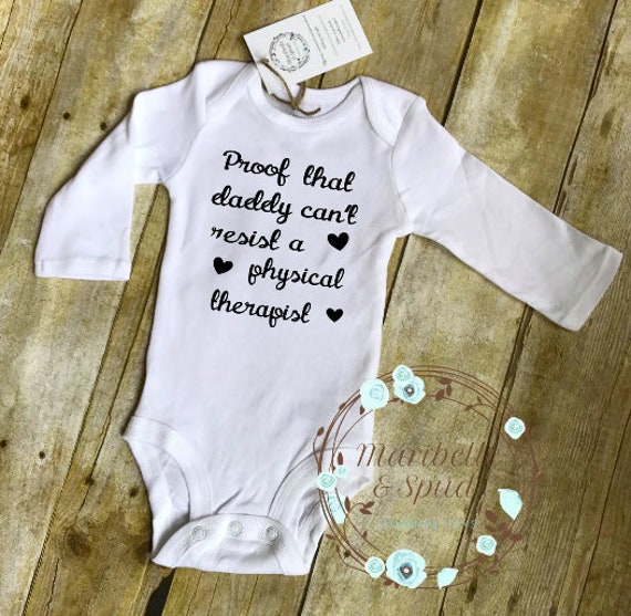 physical therapy baby onesie