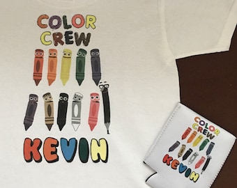 Personalized Color Crew Kids T-Shirt