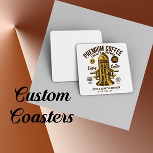 Coasters x 4, Coffee mug coasters, drink coasters