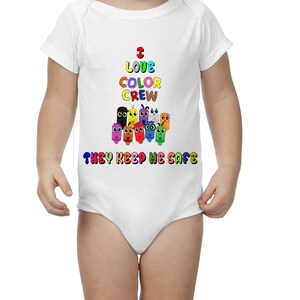 Color Crew, Infant onesies, infant tshirts image 6