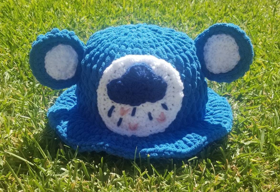 Grumpy Bear Care Bear Beanie Hat Care Bears Grumpy Bear 1982 Hat