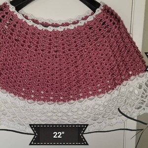 Crochet Poncho/Cape image 4