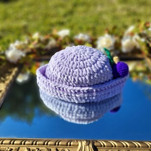 Classic Strawberry Shortcake and friends inspired, STRAWBERRY SHORTCAKE Crochet adult bucket hat, rave hat with strawberry appliques