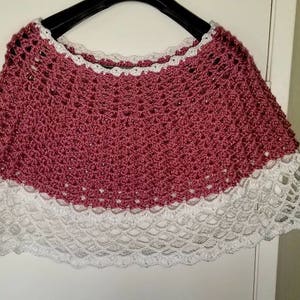 Crochet Poncho/Cape image 1