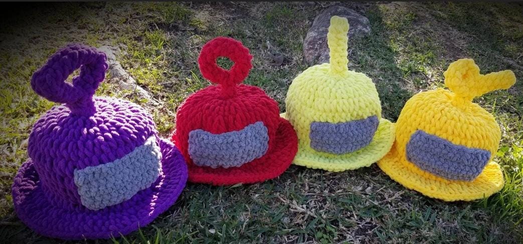 Crochet Bucket Hat: 90s Cartoon Character Costume, Rave  display picture 2