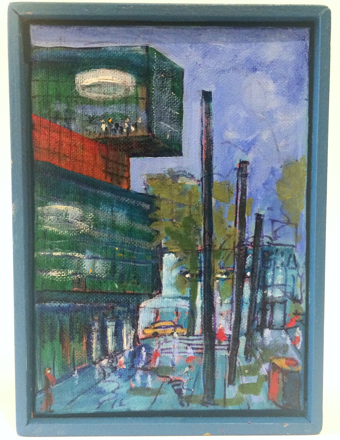 Original Painting Halifax Central Library Halifax Buildings Etsy Canada