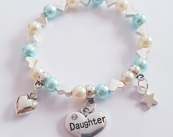 Uloveido Bracciali mamma figlia 100 lingue I Love You Proiezione Tennis Bracciali Bolo regolabile Bracciale per madre figlia YA4750, Adjustable, Metallo, Zirconia cubica