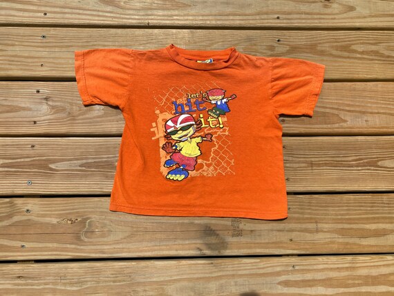 Vêtements Vêtements enfant unisexe Hauts et t-shirts T-shirts T-shirts graphiques Enfants vintage 90's Nickelodeon fusée puissance T-Shirt taille jeunesse petit 6 
