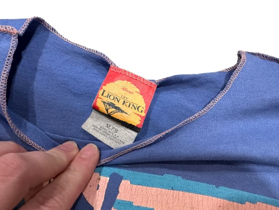 Kids Vintage 90's Disney the Lion King Simba and Nala Tee Size