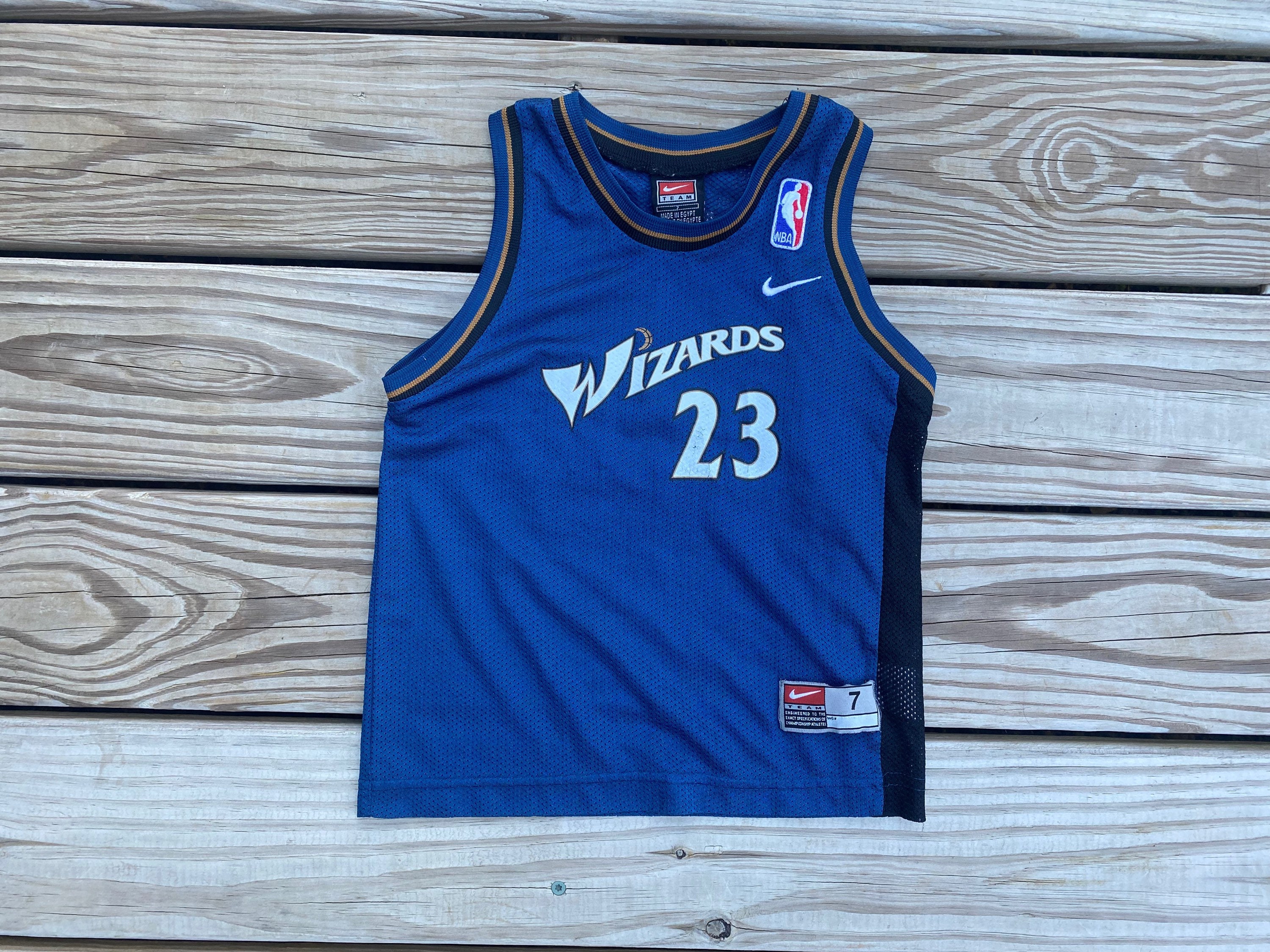 Michael Jordan Washington Wizards Basketball Jersey Champion Shirt Young Size XL