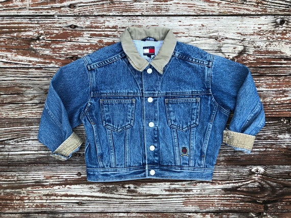 tommy hilfiger kids denim jacket
