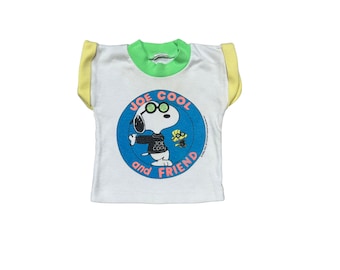 Kids vintage Snoopy 9 months baby tank top cut off top