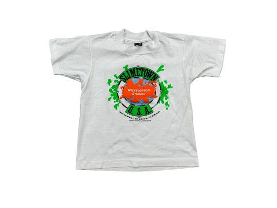 Kids Vintage 90's Nickelodeon studios Slimetown T… - image 1