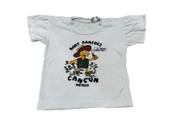 Kids vintage baby tee 90’s 3T Bart Simpson