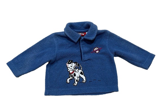 Kids vintage 90’s 102 Dalmatian Disney fleece swe… - image 1