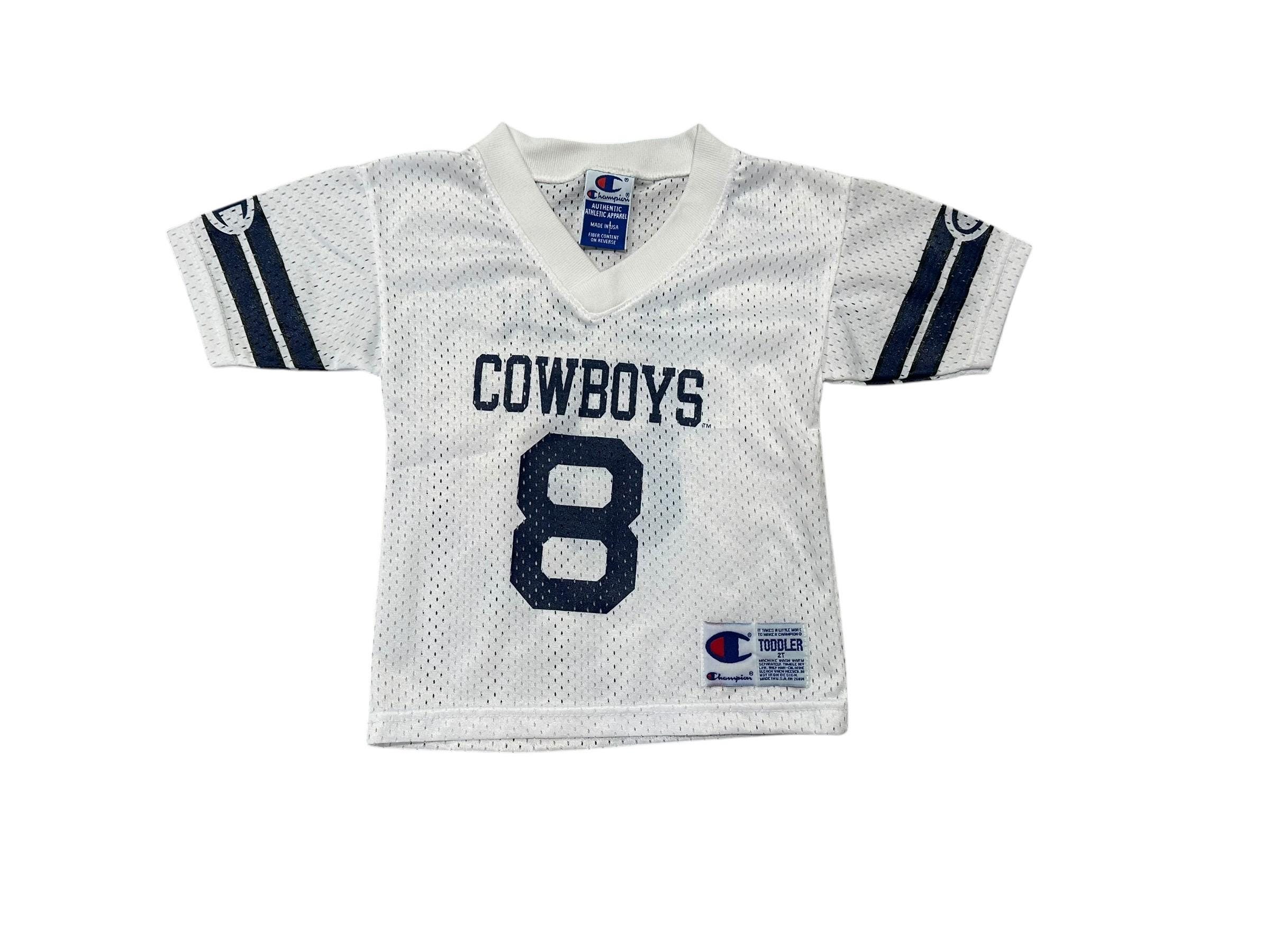 Vintage Kids 90's Cowboys Champion Troy Aikman Jersey Size 2T