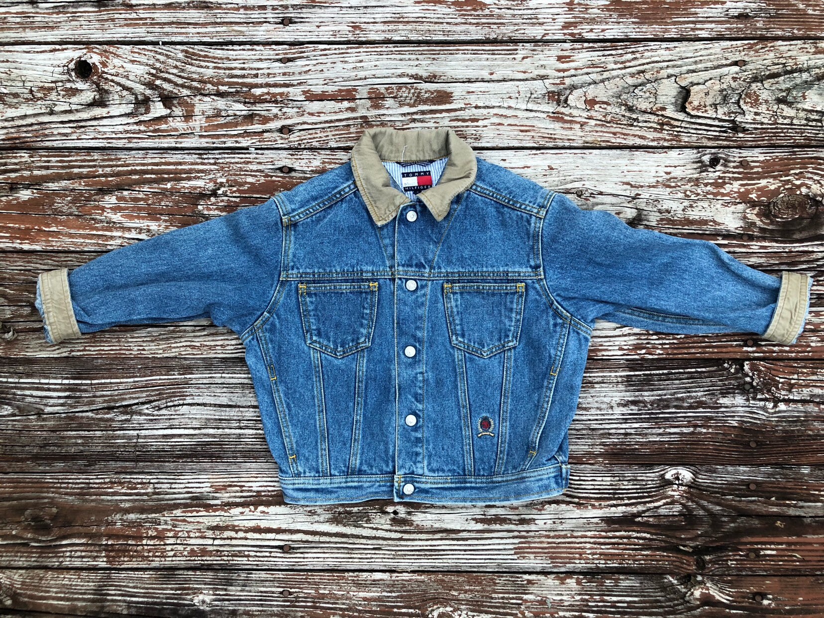 tommy hilfiger kids denim jacket