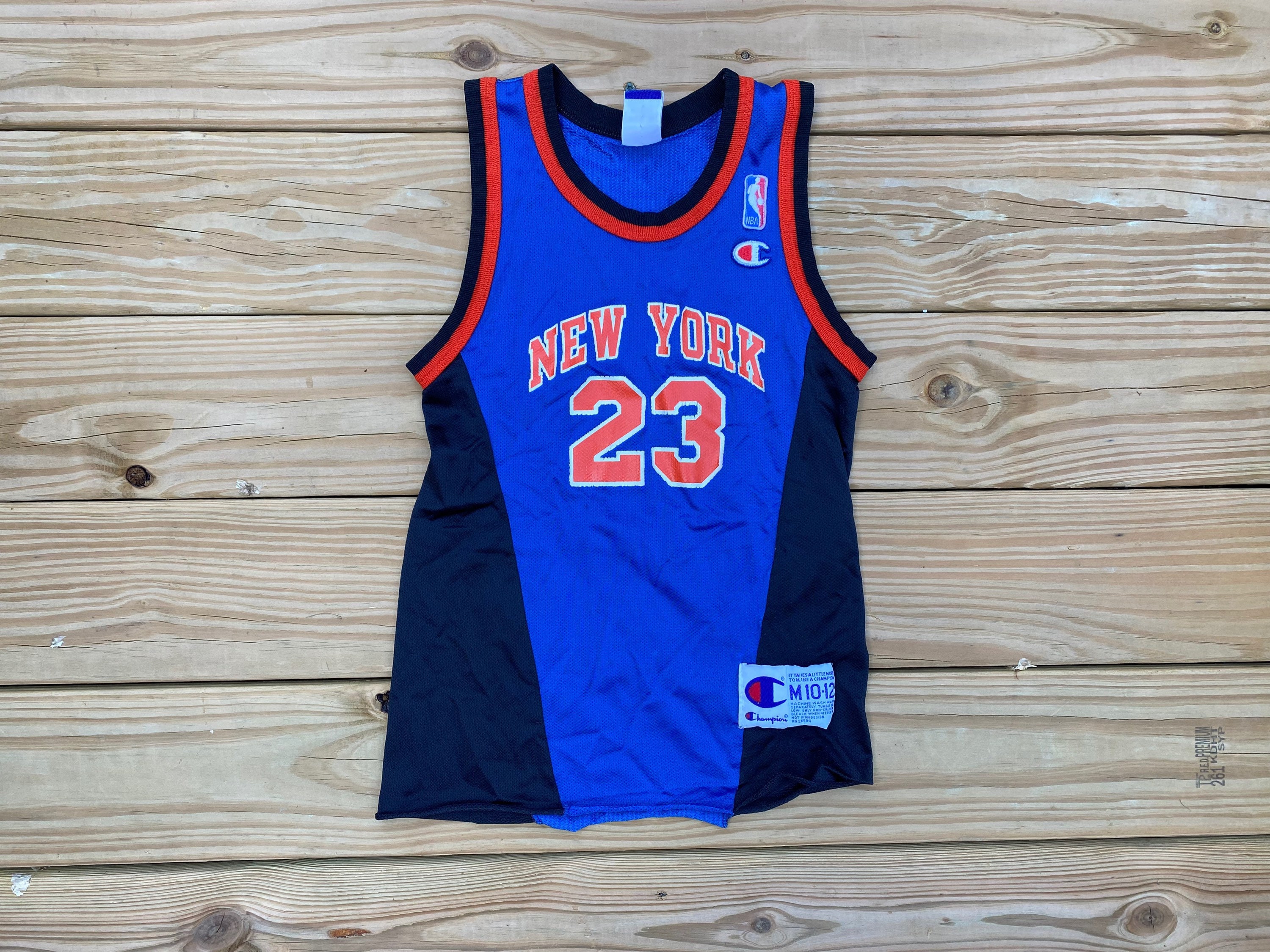 Patrick Ewing New York Knicks 1996-1997 Throwback Basketball Jersey