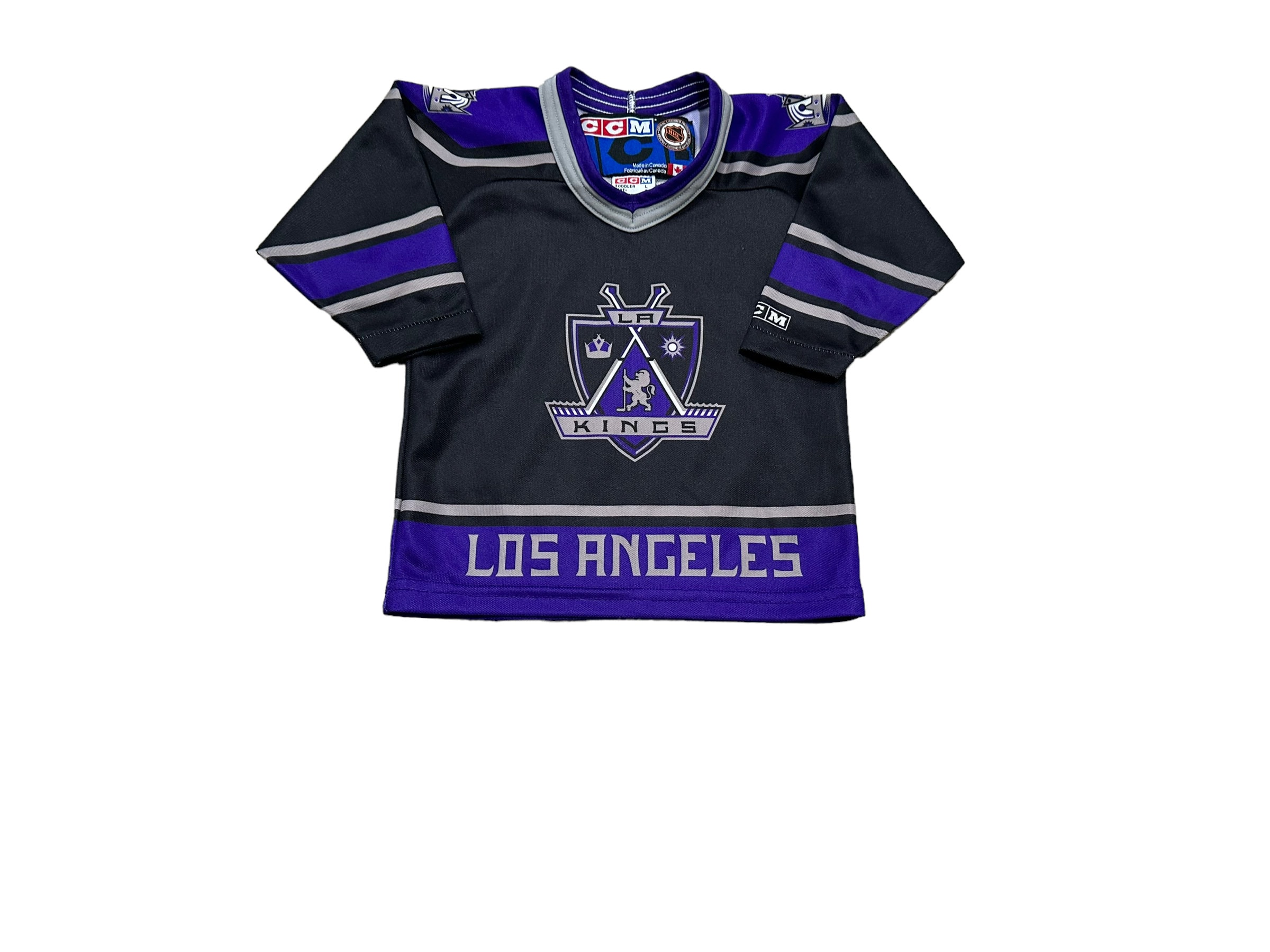 LOS ANGELES KINGS HOCKEY JERSEY CCM Sz Youth S/M #16