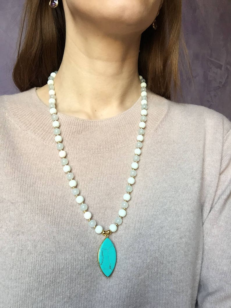 Necklaces Grey or White