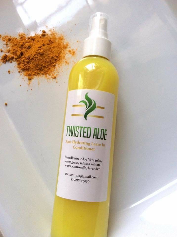 Aloe Vera hydrating Leave In Conditioner detangler mist Etsy