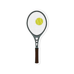 Tennis Racket Sticker