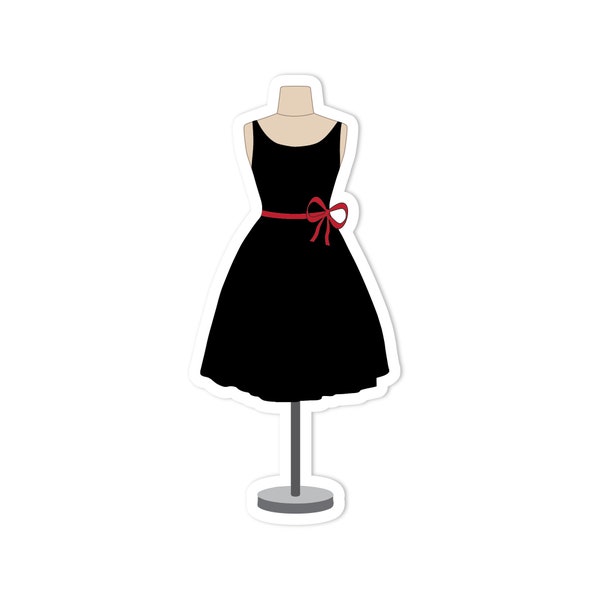 Little Black Dress Sticker