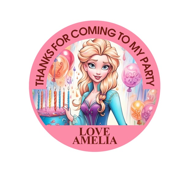 Frozen Thank You Etsy UK