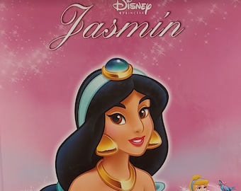 Disney's Jasmin - 2005 Spanish Language Edition - Vintage Disney Book, Disney Princesa Book, Aladdin and the Magical Lamp