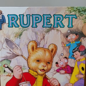 1986 Anual Rupert Bear Daily Express por James Henderson, John Harrold.