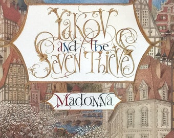 Yakov and The Seven Thieves by Madonna, Gennady Spirin - First Edition Children's Books, Kids Books, Jewish Folktales, Ukraine, Heaven