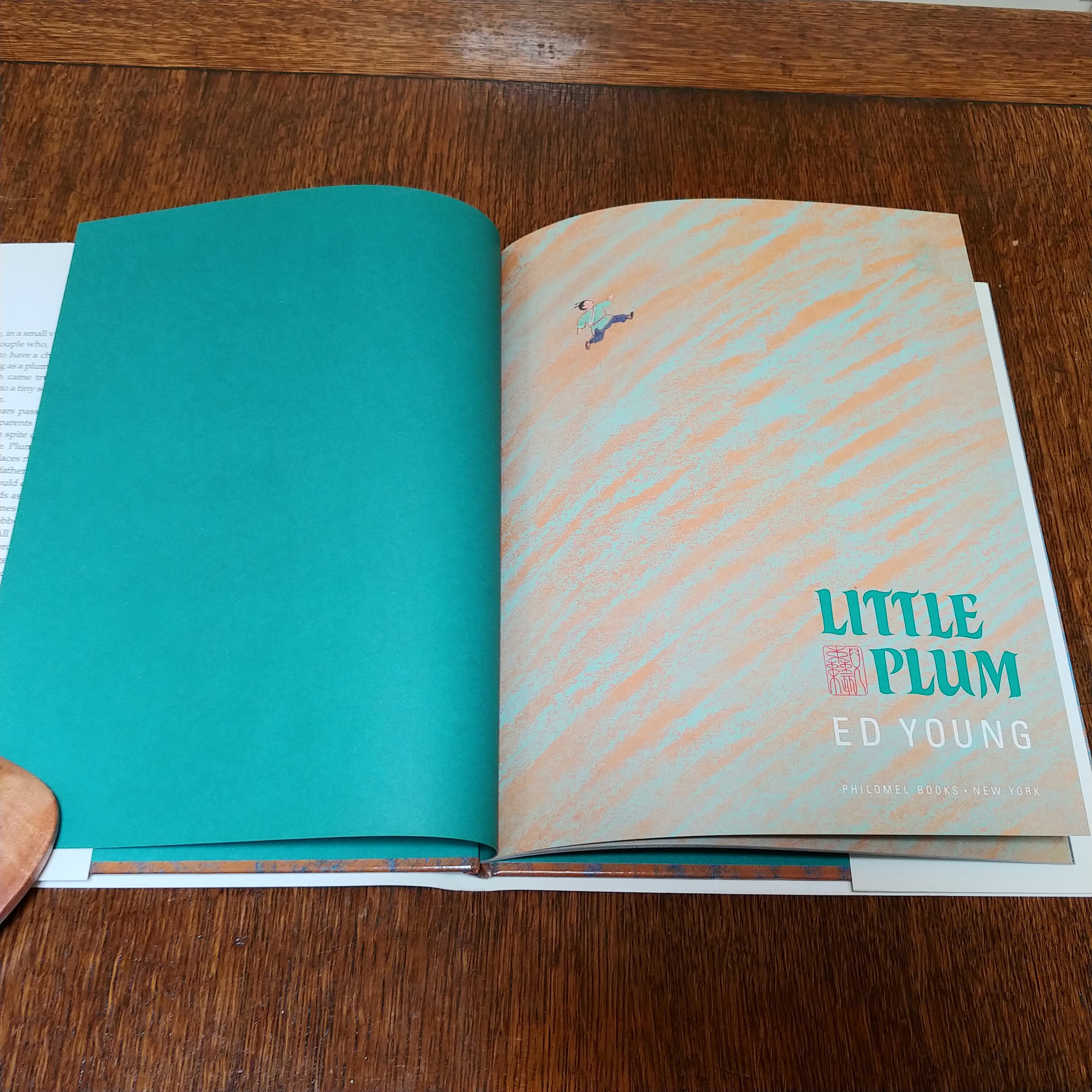 Little Plum by Ed Young First Edition Child Book, Kids Book Vintage