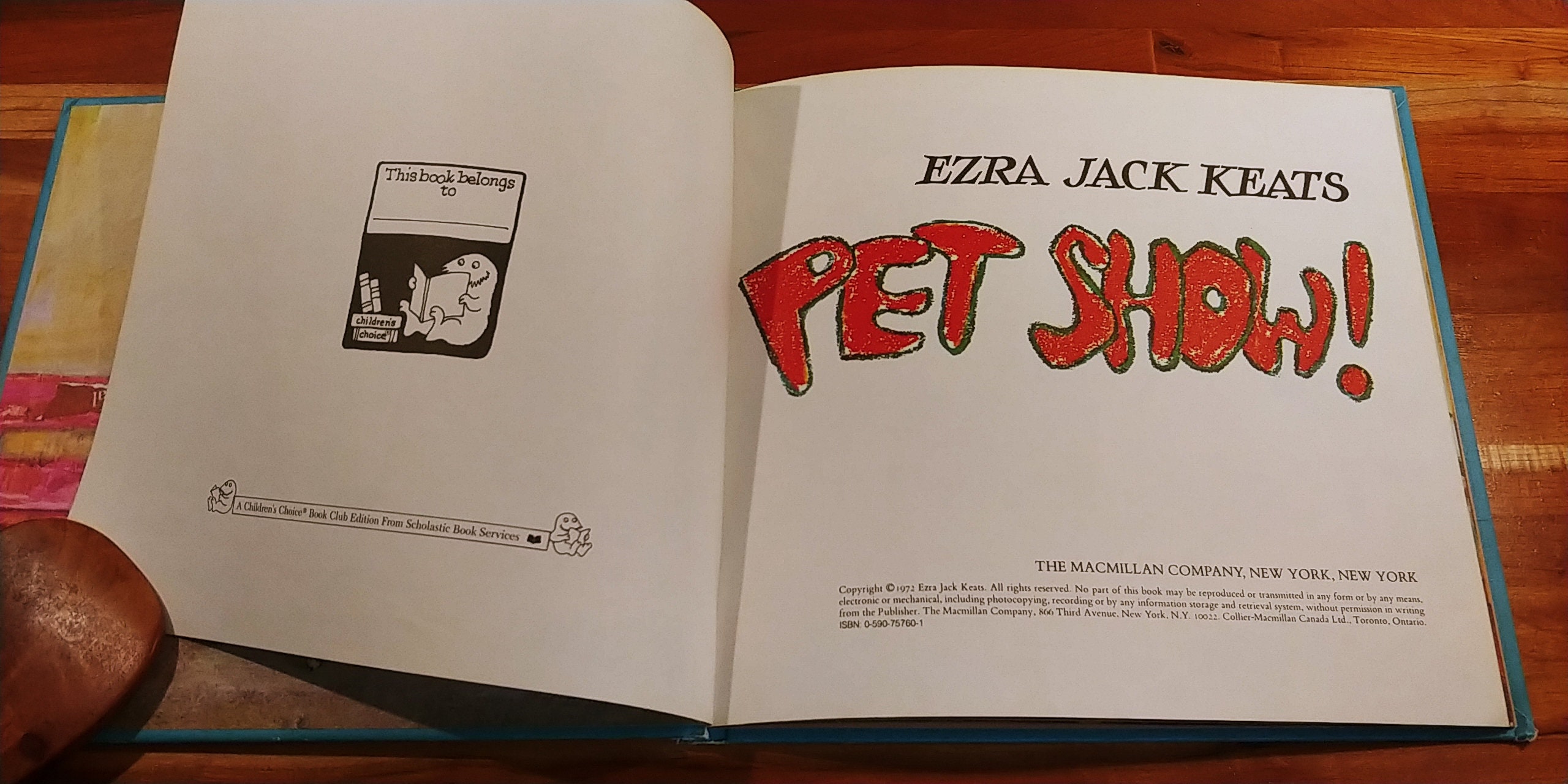 Pet Show by Ezra Jack Keats First Edition Children's Books Vintage