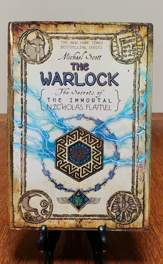 The Warlock: The Secrets of The Immortal Nicholas Flamel by Michael Scott, 2011 first edition.