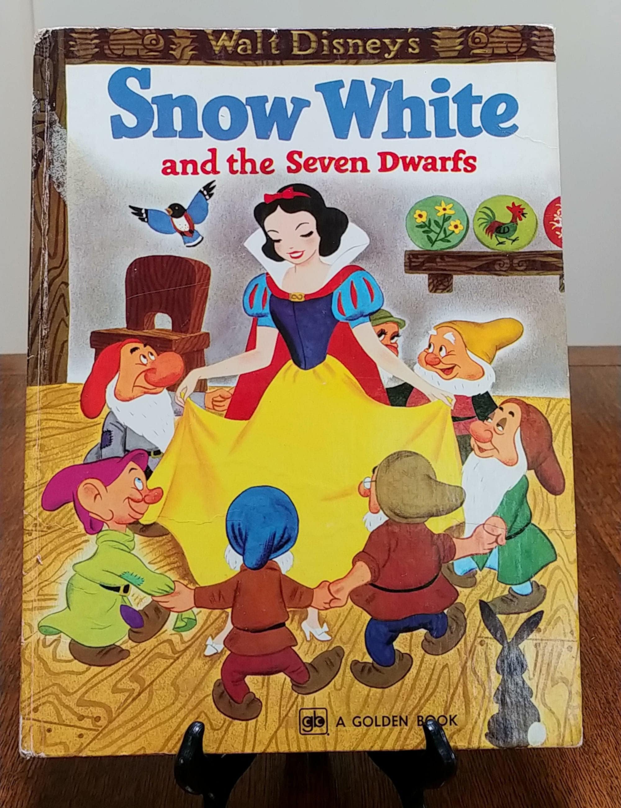 Vintage Walt Disney's Wonderful World of Reading Snow White & Seven Dwarfs  Book