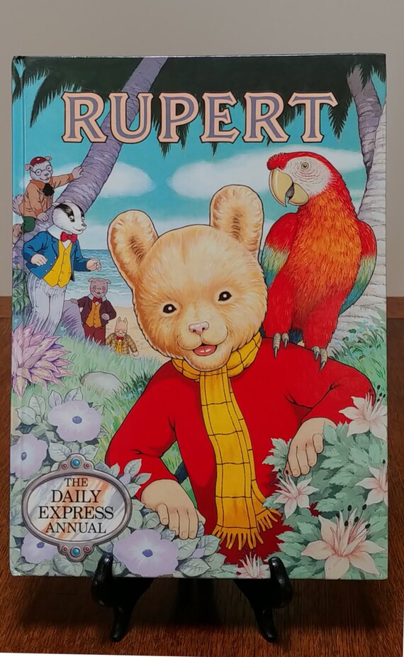 1987 Rupert Bear Daily Express Annual James Henderson, John Harrold.