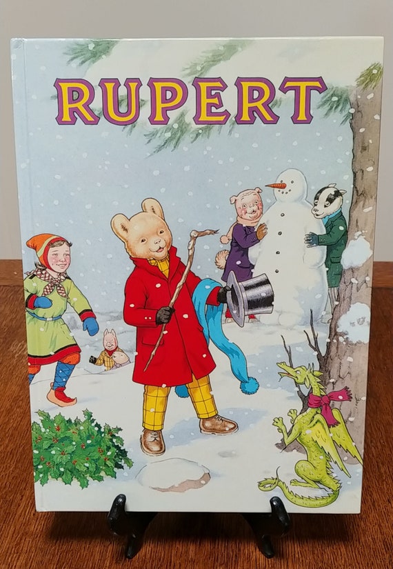 1989 Rupert Bear Daily Express Annual No 54 by James Henderson, John Harrold.