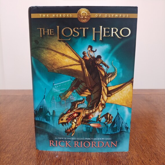 The Lost Hero by Rick Riordan, 2010 first edition, The Heroes of Olympus Book #1