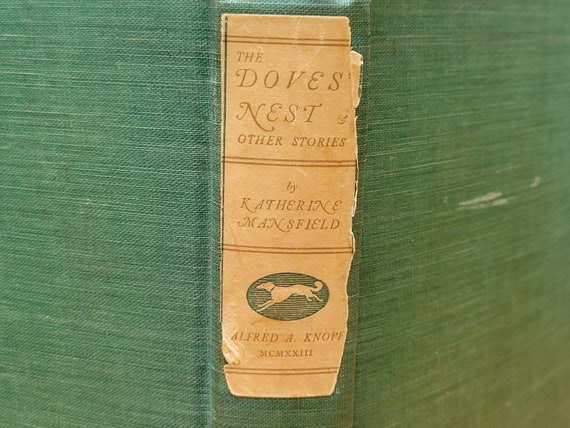 The Doves' Nest and Other Stories by Katherine Mansfield, 1923 edition.