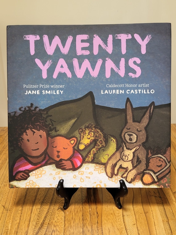 Twenty Yawns, 2016 first edition, a children's picture book by Jane Smiley and Lauren Castillo.