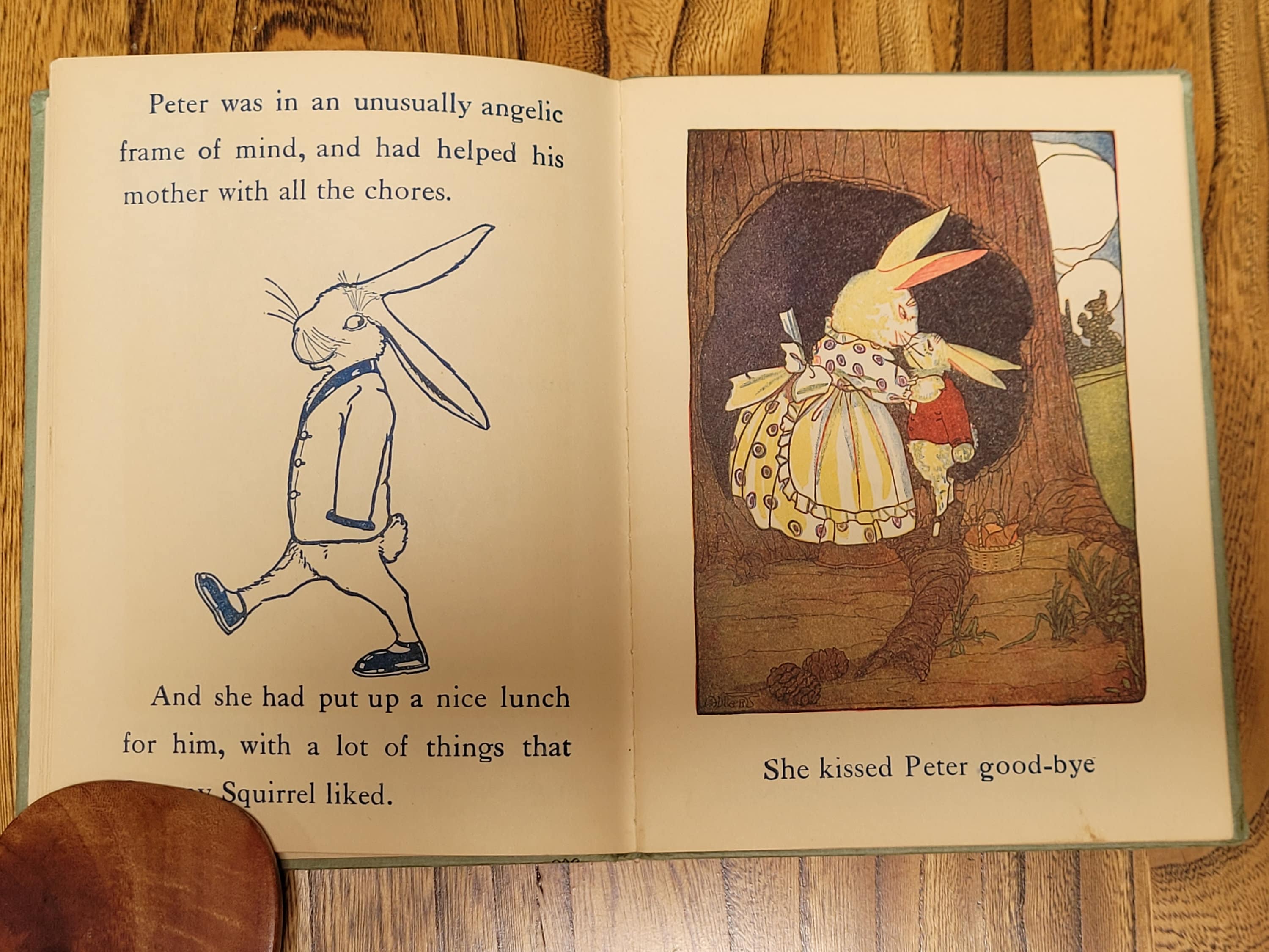 Peter Rabbit and Sammy Squirrel, 1918 edition, illustrated by Virginia ...
