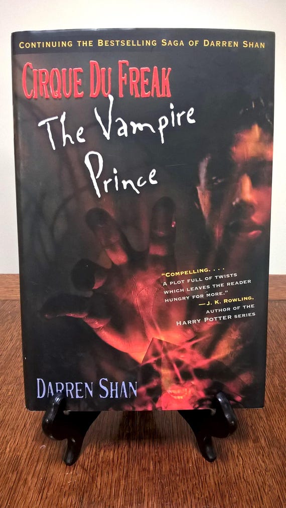 2002 First Edition of The Vampire Prince by Darren Shan — Cirque Du Freak