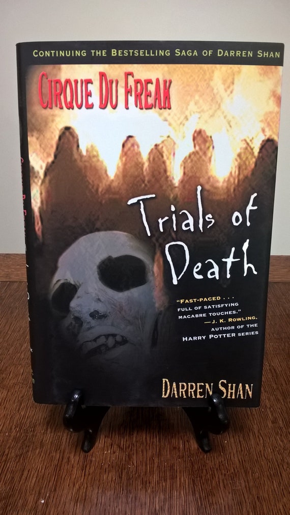 2001 First Edition of Trials of Death by Darren Shan — Cirque Du Freak