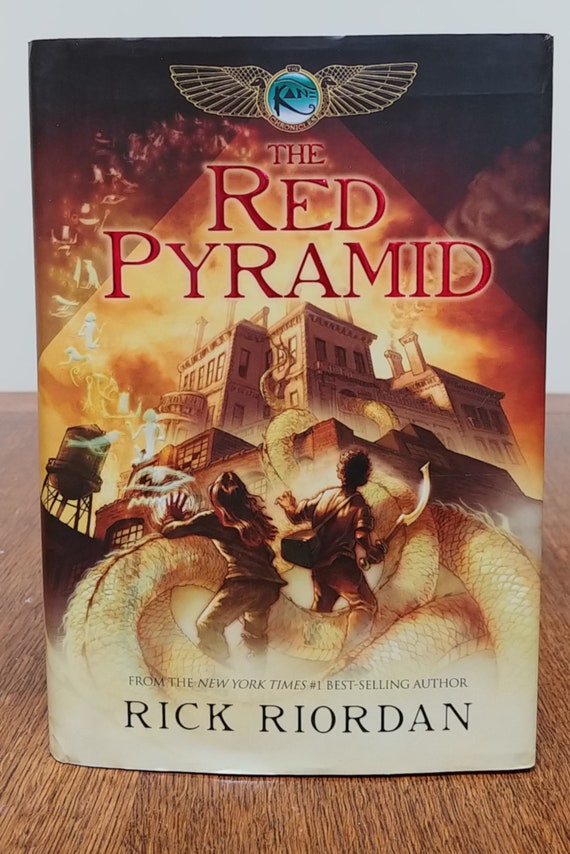 The Red Pyramid by Rick Riordan, 2012 first edition, Kane Chronicles Book #1.