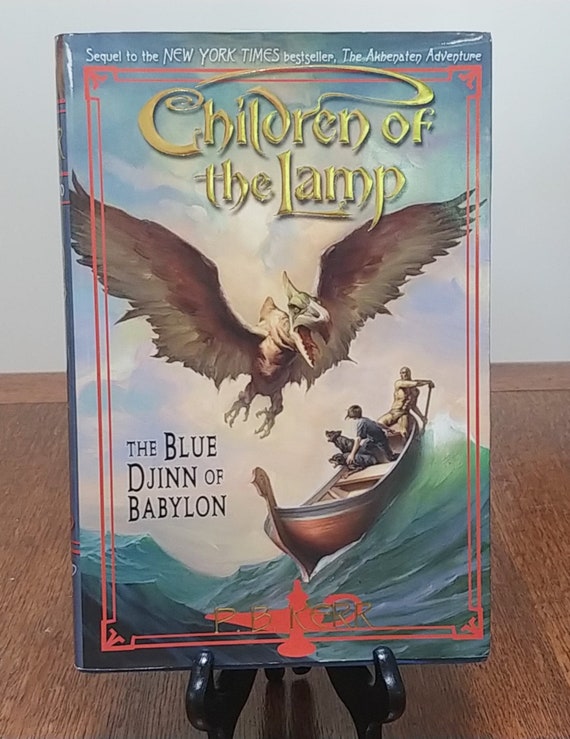 2006 First Edition of The Blue Djinn of Babylon by Philip Kerr — Children of the Lamp