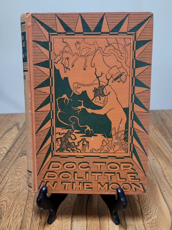 Doctor Dolittle In The Moon, 1956 edition, by Hugh Lofting, book #8 in the series.